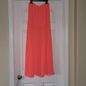Maxi skirt, Coral size M